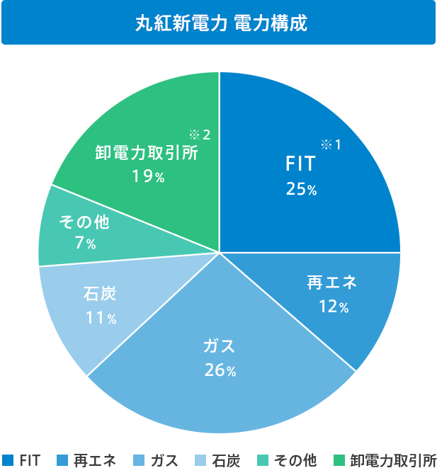 丸紅新電力 電力構成